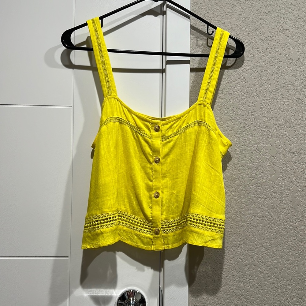 O’NEILL Yellow crop tank
